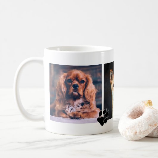 Instagram Puppy Photo Mug (Avec donut)