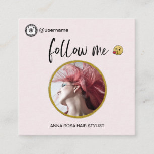 *~* INSTAGRAM ~ QR Code Social Media Icons Squar Vierkante Visitekaartje
