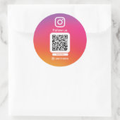 Instagram QR code sticker (Tas)