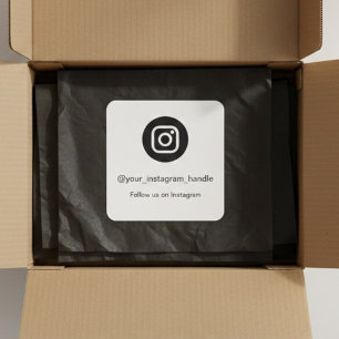 Instagram QR-code sticker Volg ons op sociale me