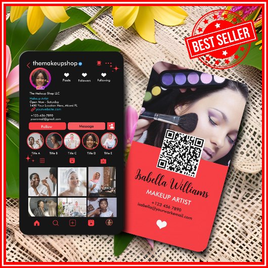 Instagram QR-code Visitekaartje