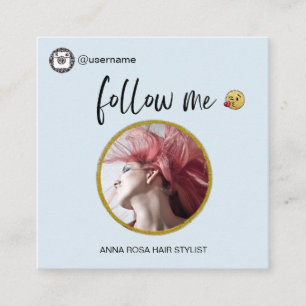 *~* INSTAGRAM Social Media Icons QR code Square Bu Vierkante Visitekaartje