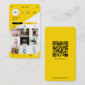 Instagram Social Media QR Code Visitekaartjes (Voorkant / Achterkant)