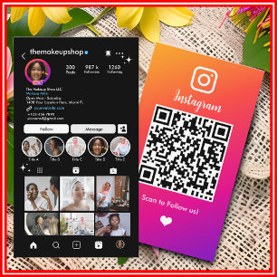 Instagram visitekaartje