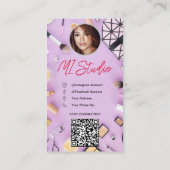 Instagram Visitekaartjes, influencer, estheticus Visitekaartje (Achterkant)