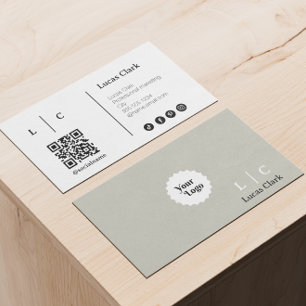 Instagram Volg ons QR Code Modern Voeg uw Logo toe Visitekaartje