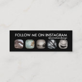 Instagram volgers mini visitekaartje (Achterkant)