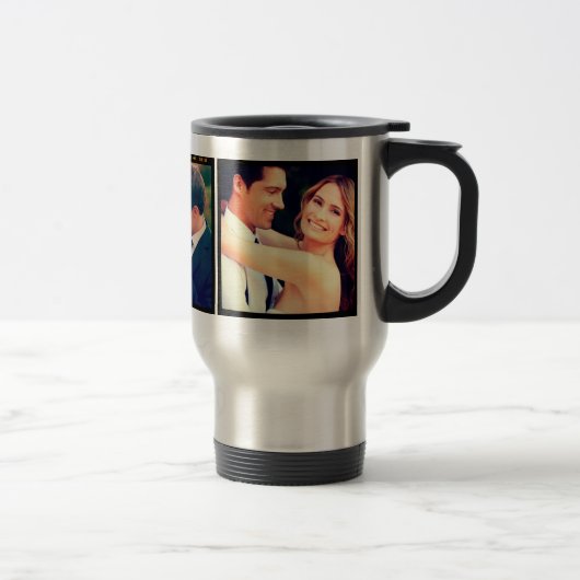 Instagram Wedding Photo Travel Mug Reisbeker (Rechts)