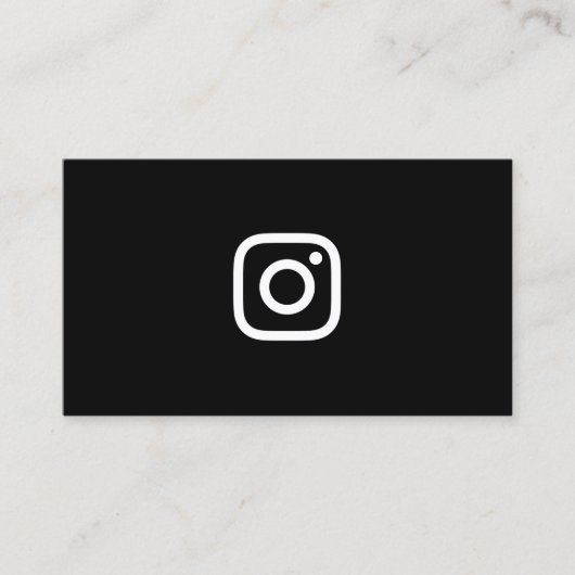 instagramnetwerk contactkaartje (Voorkant)
