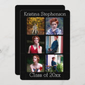 InstagramPhoto High School Afstuderen Aankondiging (Voorkant / Achterkant)