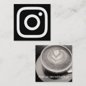 instagrampromo vierkante visitekaartje (Voorkant / Achterkant)