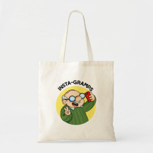 Instagramps Funny Social Media Grandpa Pun Tote Bag