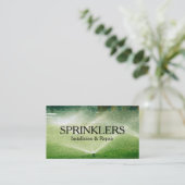 Installatie en reparatie van het sprinklersysteem visitekaartje (Staand voorkant)