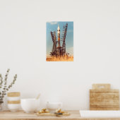 Installatie van Soyuz Spacecraft op Baikonur Poster (Keuken)