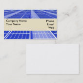 Installatie van zonnepanelen visitekaartje (Voorkant / Achterkant)