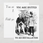 Installatieuitnodigingen Kaart (Voorkant / Achterkant)