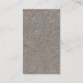 Installation d'allée et carte de visite de (Dos)