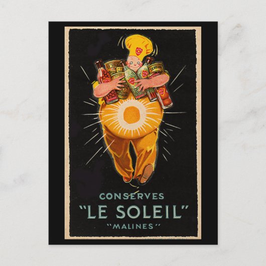 "Instandhouding: "Le Soleil"  Adverteren Briefkaart (Voorkant)