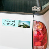 Instandhouding: Sparen de Schildpad van het Zee Bumpersticker (Op Truck)