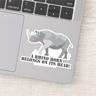 Instandhouding van Rhino Sticker