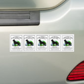 Instandhoudsblad van een stokje bumpersticker (Op auto)
