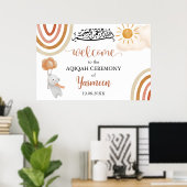 Instant Aqiqah Aqeeqah Welkom Poster Bord (Thuiskantoor)