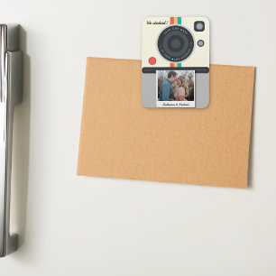 Instant Camera Couple Photo Date Location Unieke Magneet