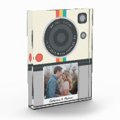 Instant Camera Koppel Foto Unieke Trouwdag  (Links)