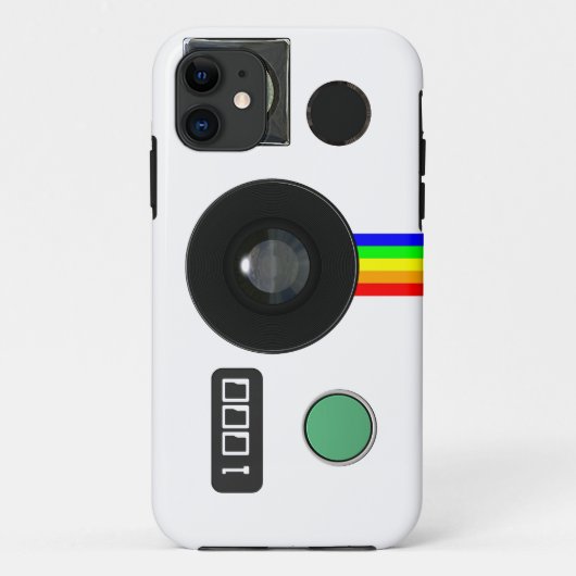 Instant camera Retro Case-Mate iPhone Case (Achterkant)