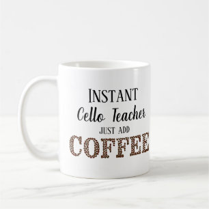 Instant cello leraar gewoon toevoegen koffie muzie koffiemok
