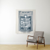 Instant Coffee pop Art Illustratie Wandkleed (In situ)