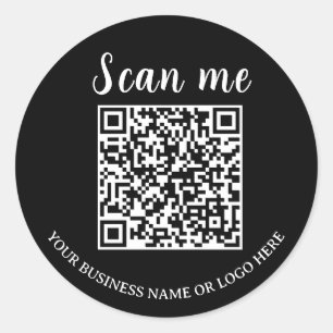 Instant Connect: Zakelijke QR Code Sticker
