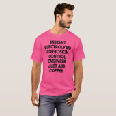 Instant Electrolysis Corrosion Control Engineer AD T-shirt (Voorkant volledig)