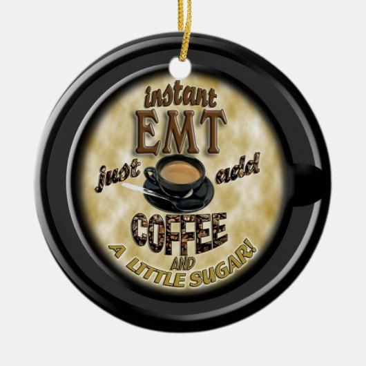 INSTANT EMT TOEVOEGEN COFFEE CHRISTMAS ORNAMENT EM (Voorkant)