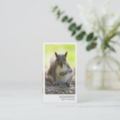 Instant foto - Eekhoorn Visitekaartje (Staand voorkant)