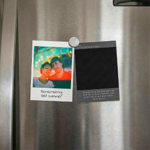 Instant foto retro geheugen aandenken briefkaart