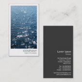 Instant foto - Sprankelend water 02 Visitekaartje (Voorkant / Achterkant)