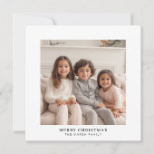 Instant fotogalerij witte rand feestdagenkaart (Voorkant)