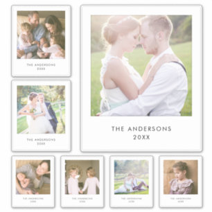 Instant Fotostijl Multi Size Vierkante foto's Sticker