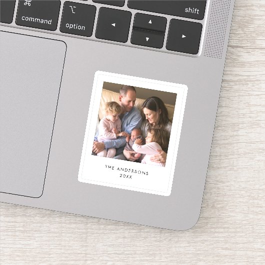 Instant fotostijl vierkante foto sticker (Detail)