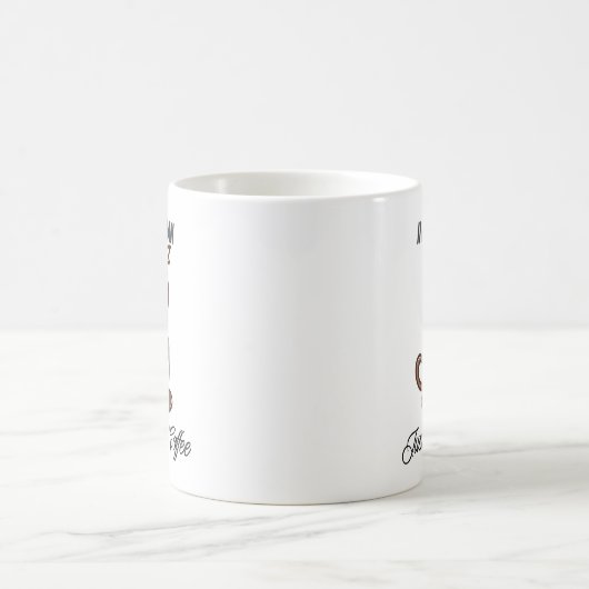 Instant human just add coffee funny Mug (Centre)