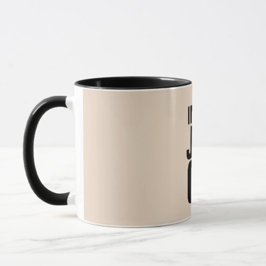 INSTANT HUMAN JUSTE AJOUTER CAFÉ FUNNY MUGS (Gauche)