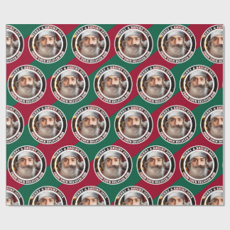 Instant Kerstman! Voeg gewoon je gezicht toe. Inp Cadeaupapier
