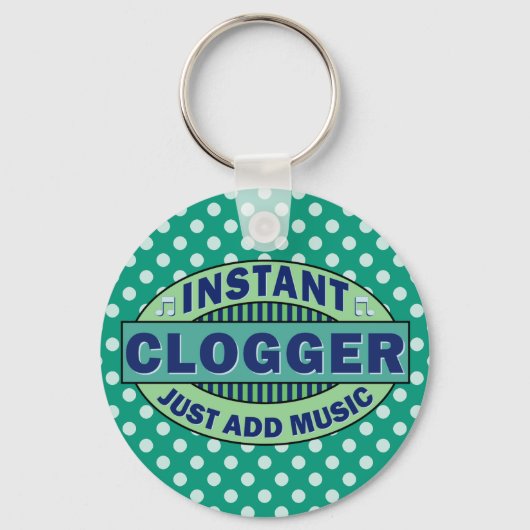 Instant-logger gewoon muziek toevoegen sleutelhanger (Voorkant)