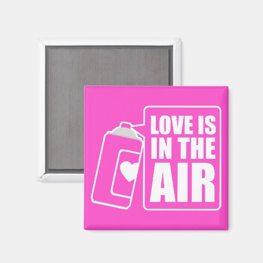 Instant Love Pink Magnet Magneet (Voorkant / Achterkant)