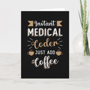 Instant Medical Coder Coffee Codering ICD Coder Kaart