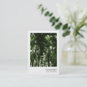 Instant Photo 048 - Woodland Canopy 01 Visitekaartje (Staand voorkant)