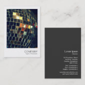 Instant Photo 051 - Mirror Ball Visitekaartje (Voorkant / Achterkant)