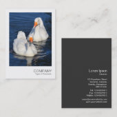 Instant Photo 075 - Two Emden Gese Visitekaartje (Voorkant / Achterkant)