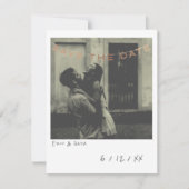 Instant Photo Sla de datum Kaart op (Voorkant)